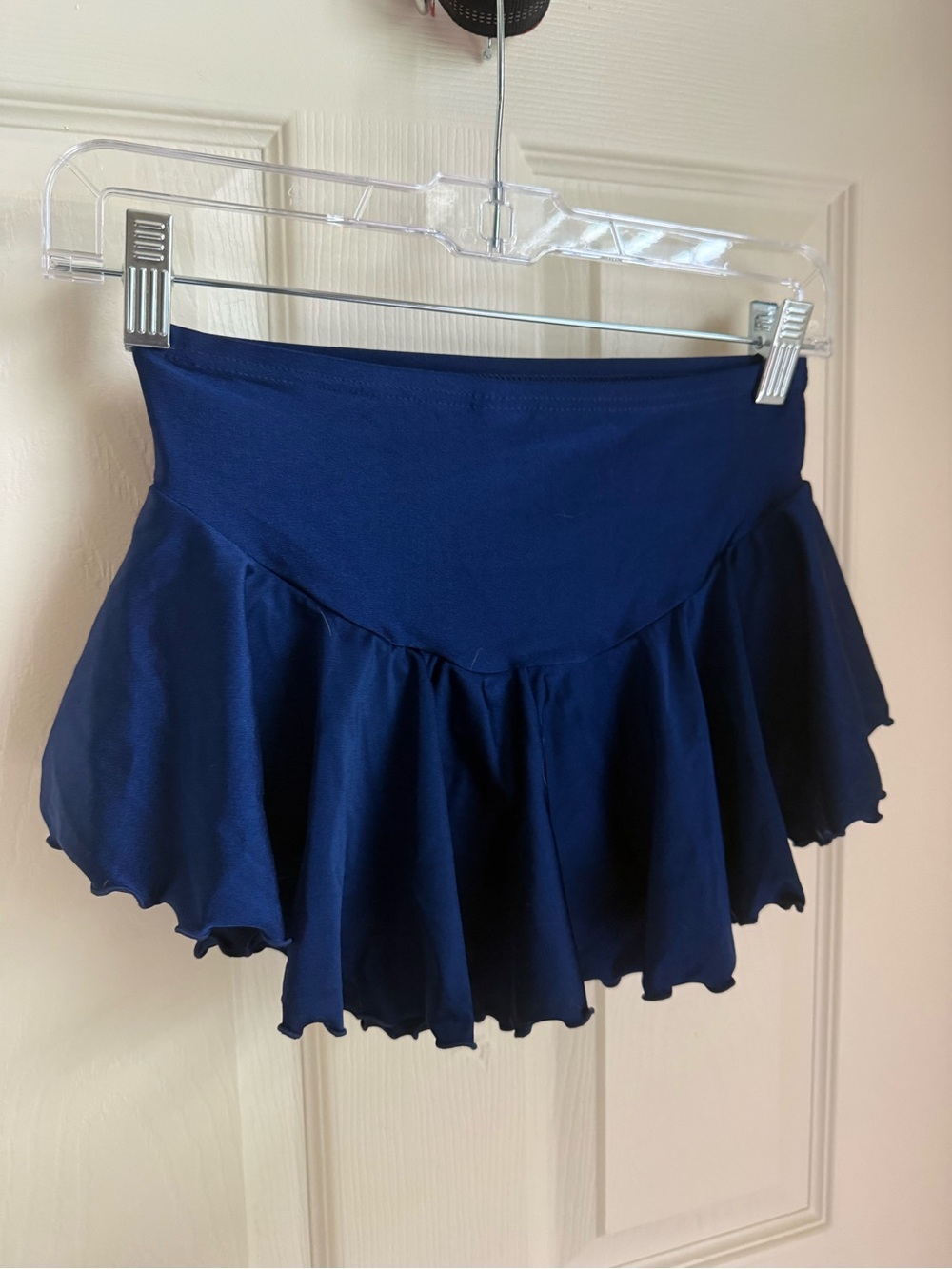 Source Unknown Deep Navy Ruffle Mini Skirt - Picture 2 of 6